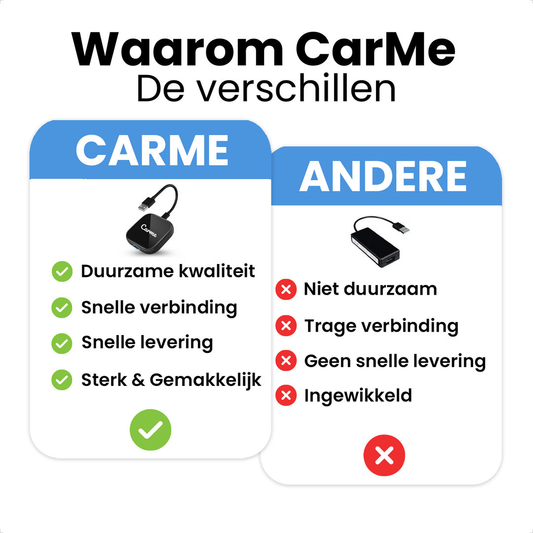 Waarom Kiezen Voor CarMe Premium 2-in-1 CarPlay en Android Auto Dongle