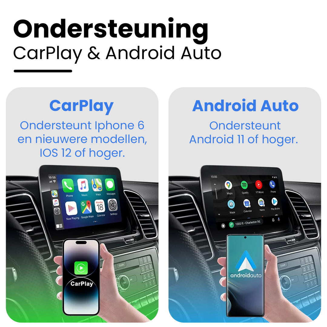 Ondersteuning Voor CarPlay en Android Auto