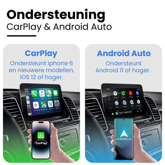 Ondersteuning Voor CarPlay en Android Auto