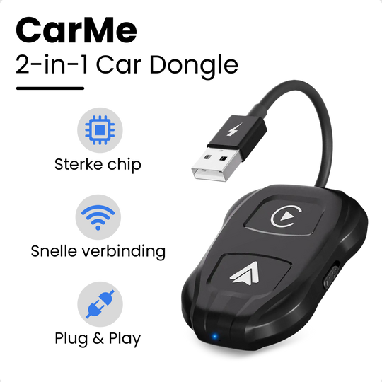 CarMe 2-in-1 Carplay en Android Auto Dongle, Productinformatie