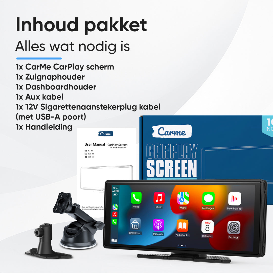 CarPlay Scherm 10 inch