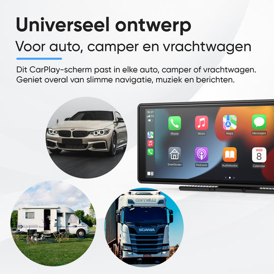 CarPlay Scherm 10 inch Met Ingebouwde Dashcam