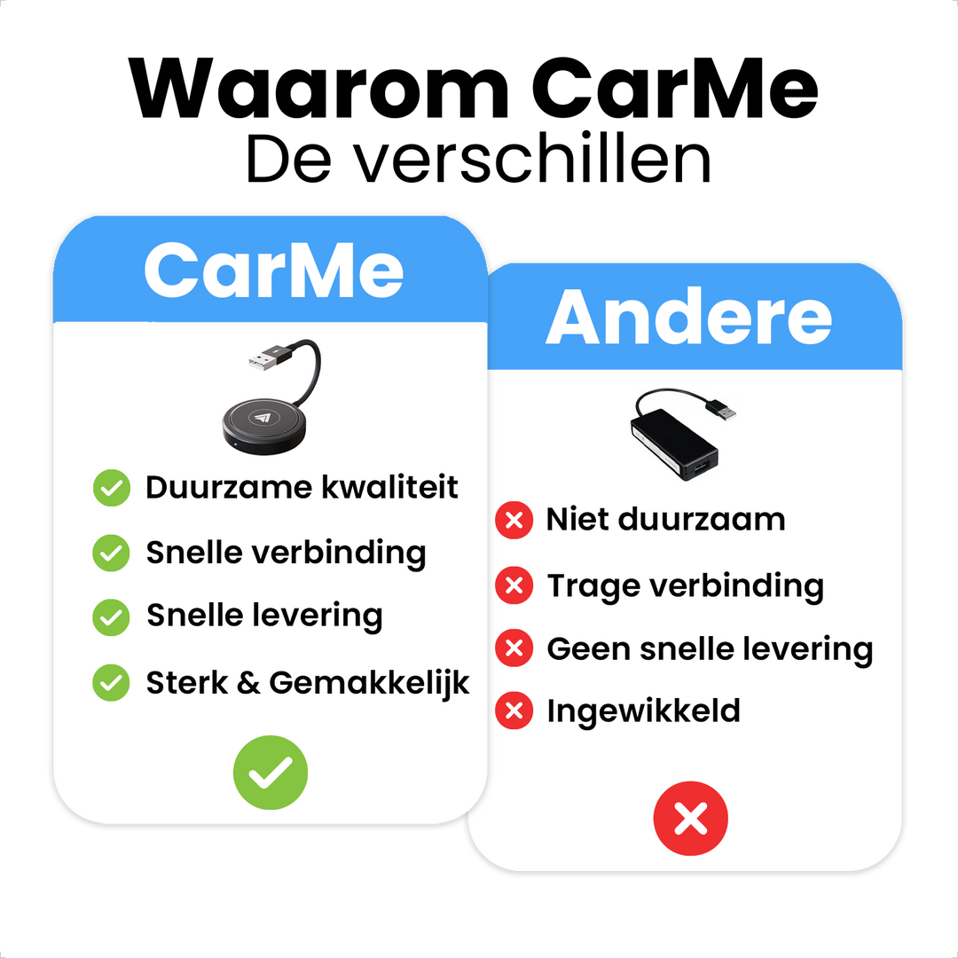 Waarom Kiezen Voor CarMe Android Auto Dongle Zwart Nieuw Model