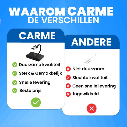 Waarom Kiezen Voor Carme CarPlay Dongle Zwart