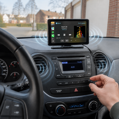 Geluid via autospeakers