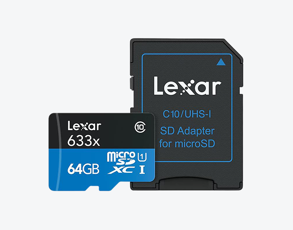 64GB Micro SD with Adapter *1