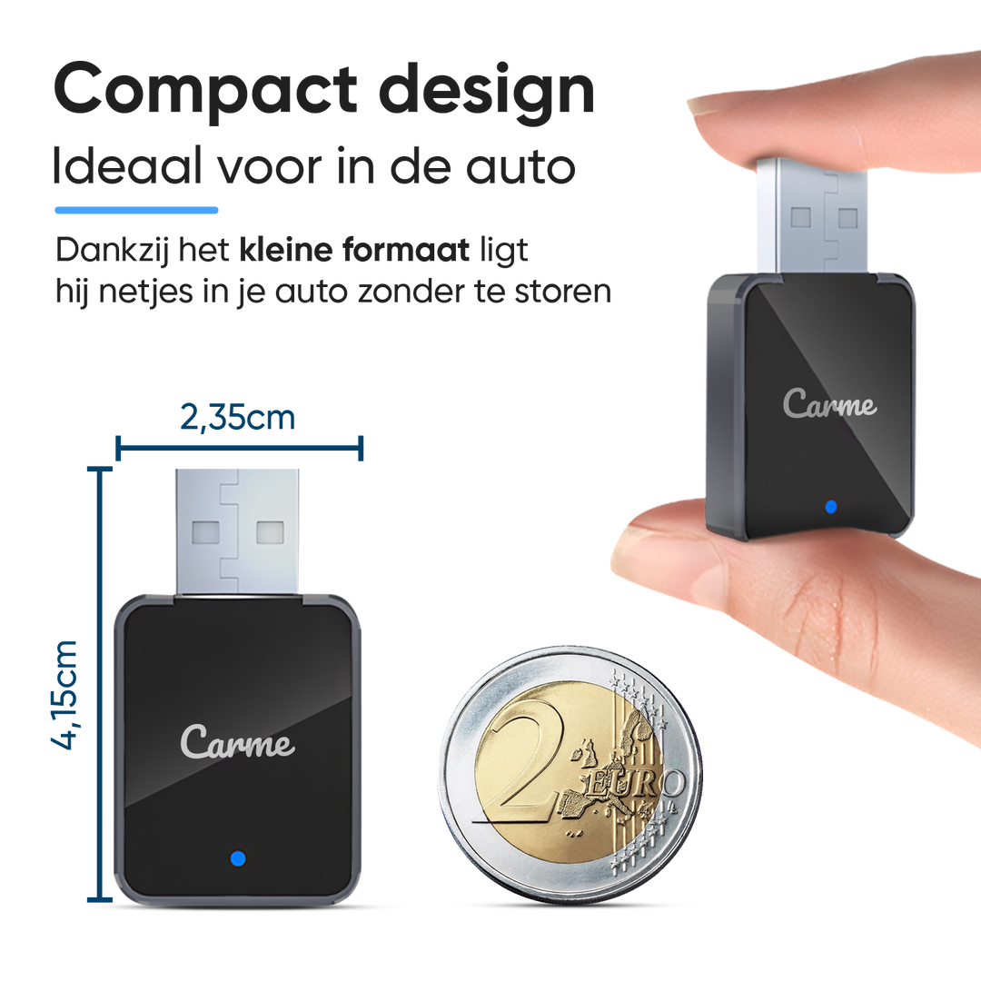 CarMe 4-in-1 CarPlay Dongle met Draadloos Laden en MagSafe Houder CarMe 4-in-1 CarPlay Dongle met Draadloos Laden en MagSafe Houder