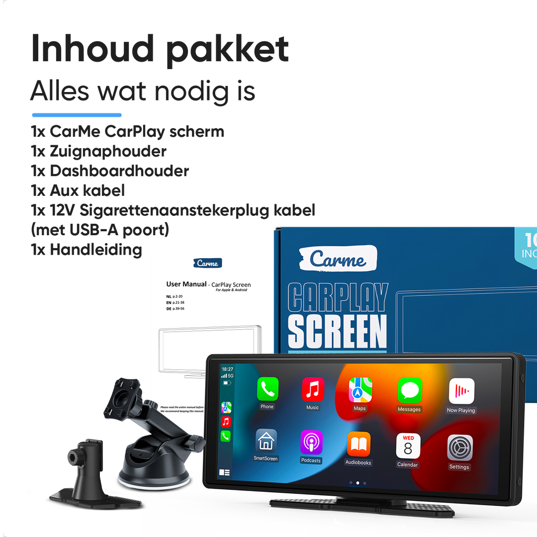 CarPlay Scherm 10 inch