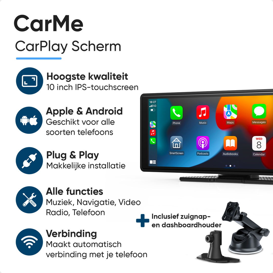 CarPlay Scherm 10 inch