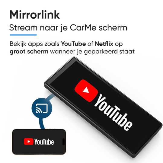 CarPlay Scherm 10 inch Met Ingebouwde Dashcam