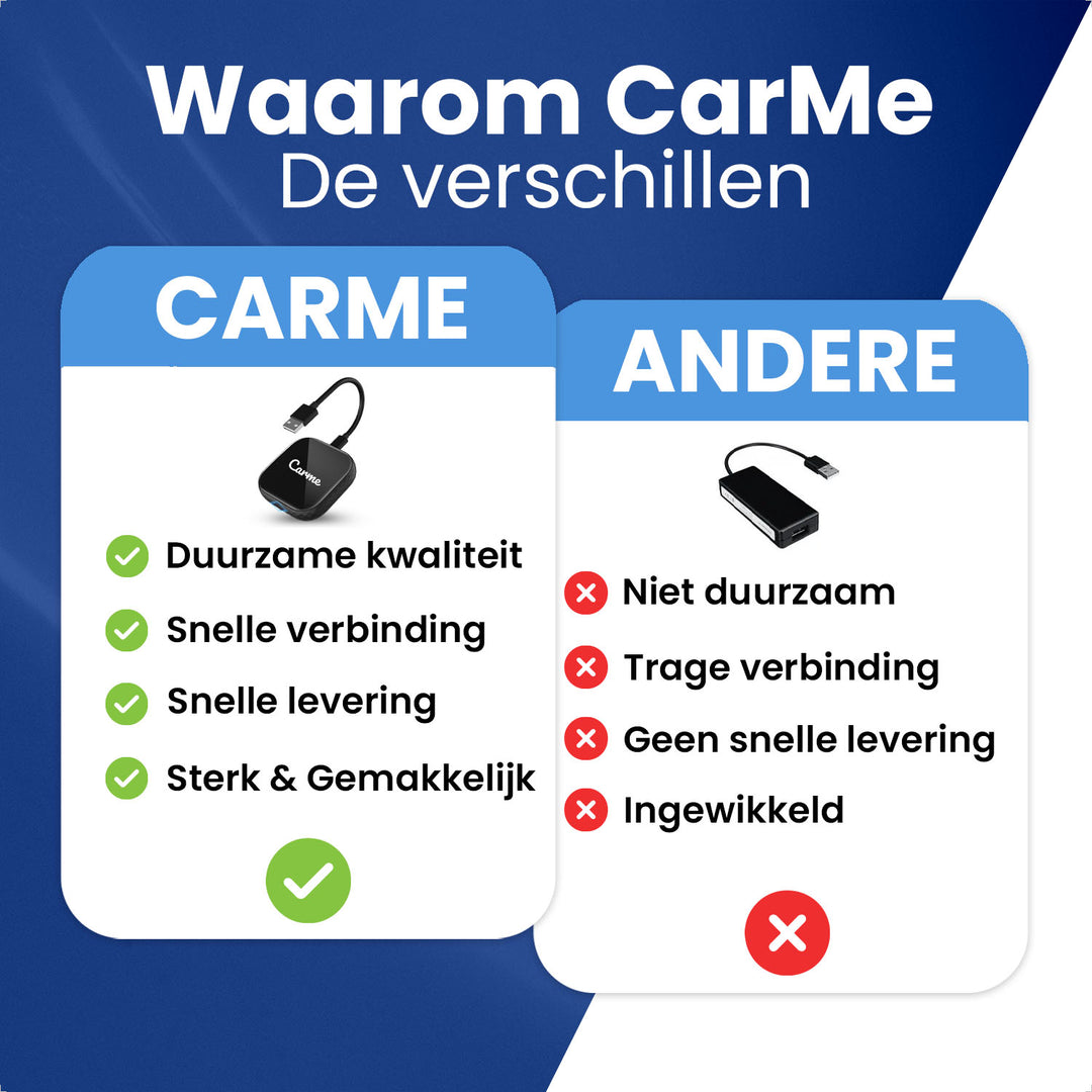 Waarom Kiezen Voor CarMe Premium 2-in-1 CarPlay en Android Auto Dongle