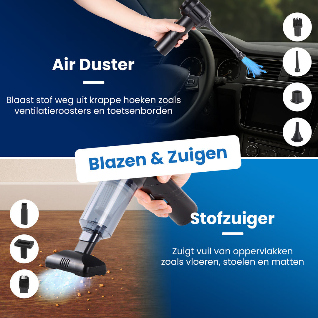 2-in-1 Auto Stofzuiger