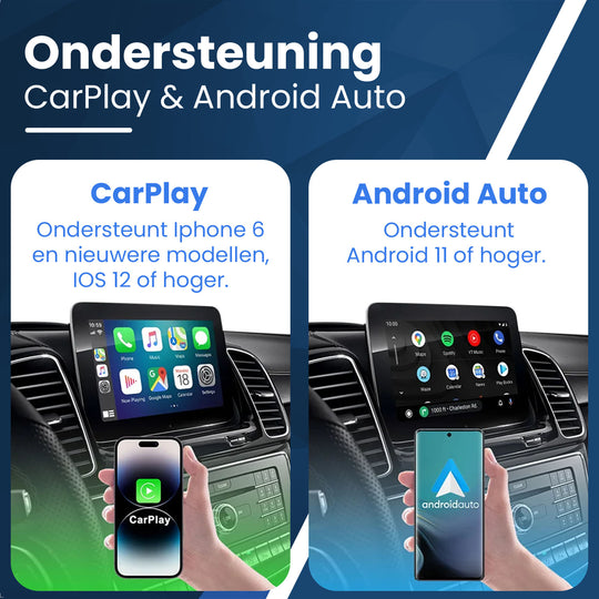 Ondersteuning Voor CarPlay en Android Auto