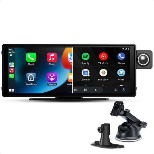 CarPlay Scherm 10 inch Met Ingebouwde Dashcam