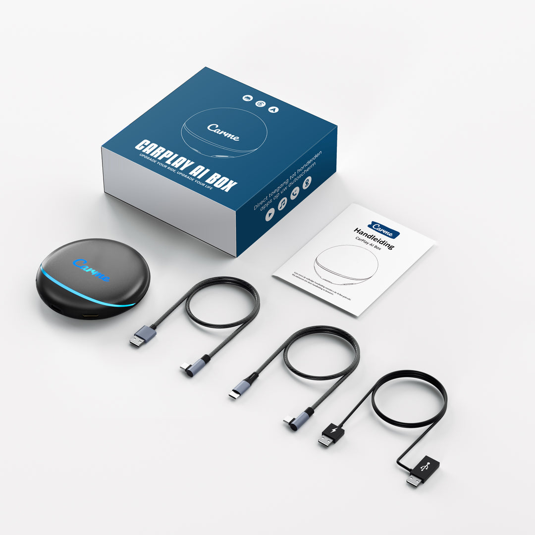 CarMe CarPlay Ai Box, Inhoud Verpakking