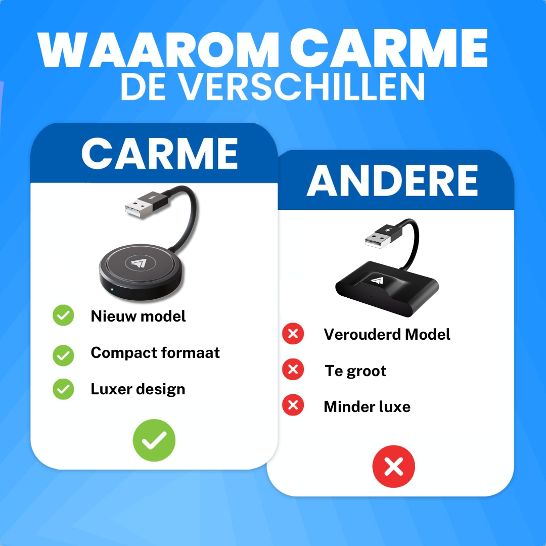 Waarom Kiezen Voor Carme Android Auto Dongle Zwart Nieuw Model