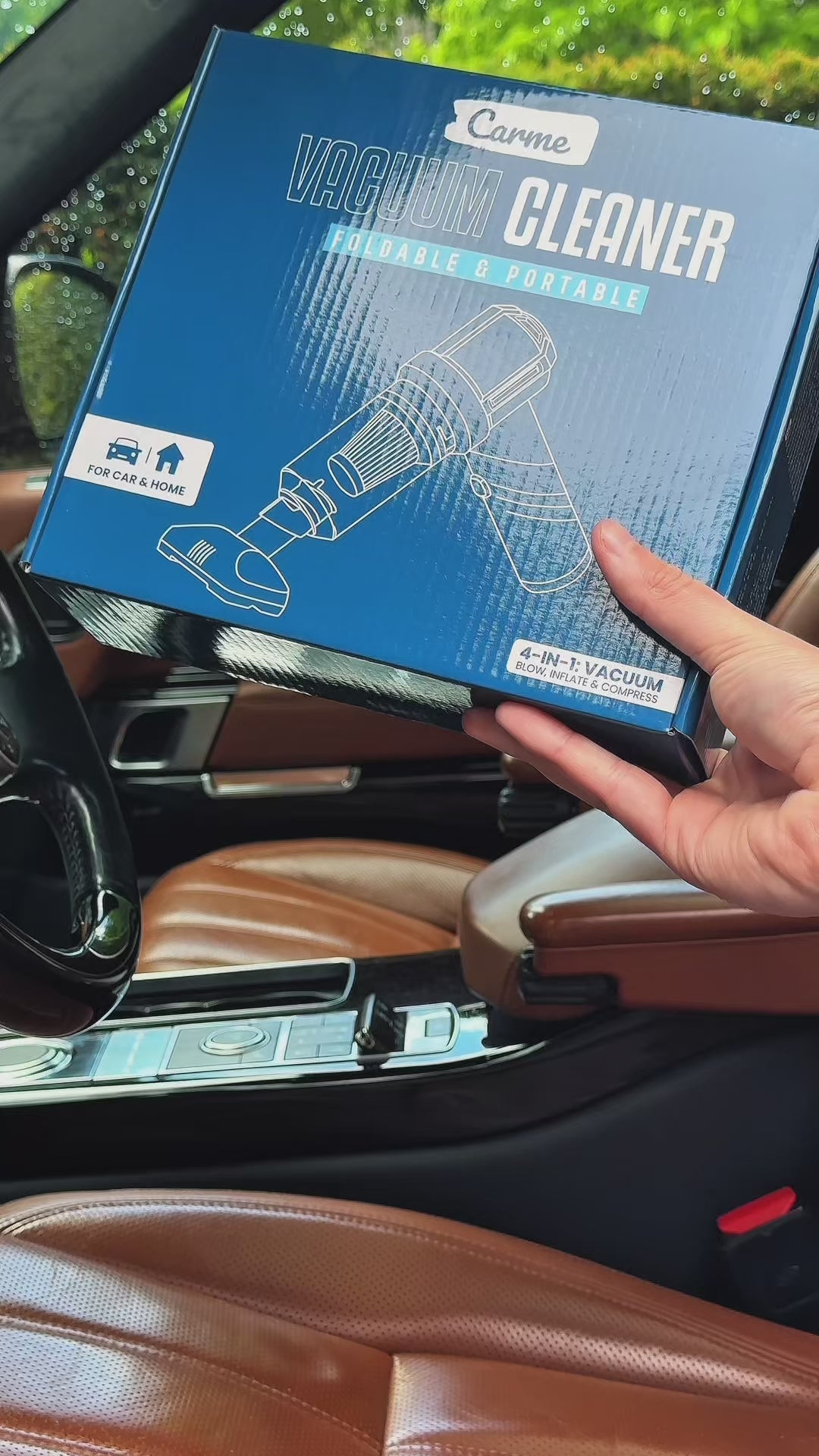 2-in-1 Auto Stofzuiger